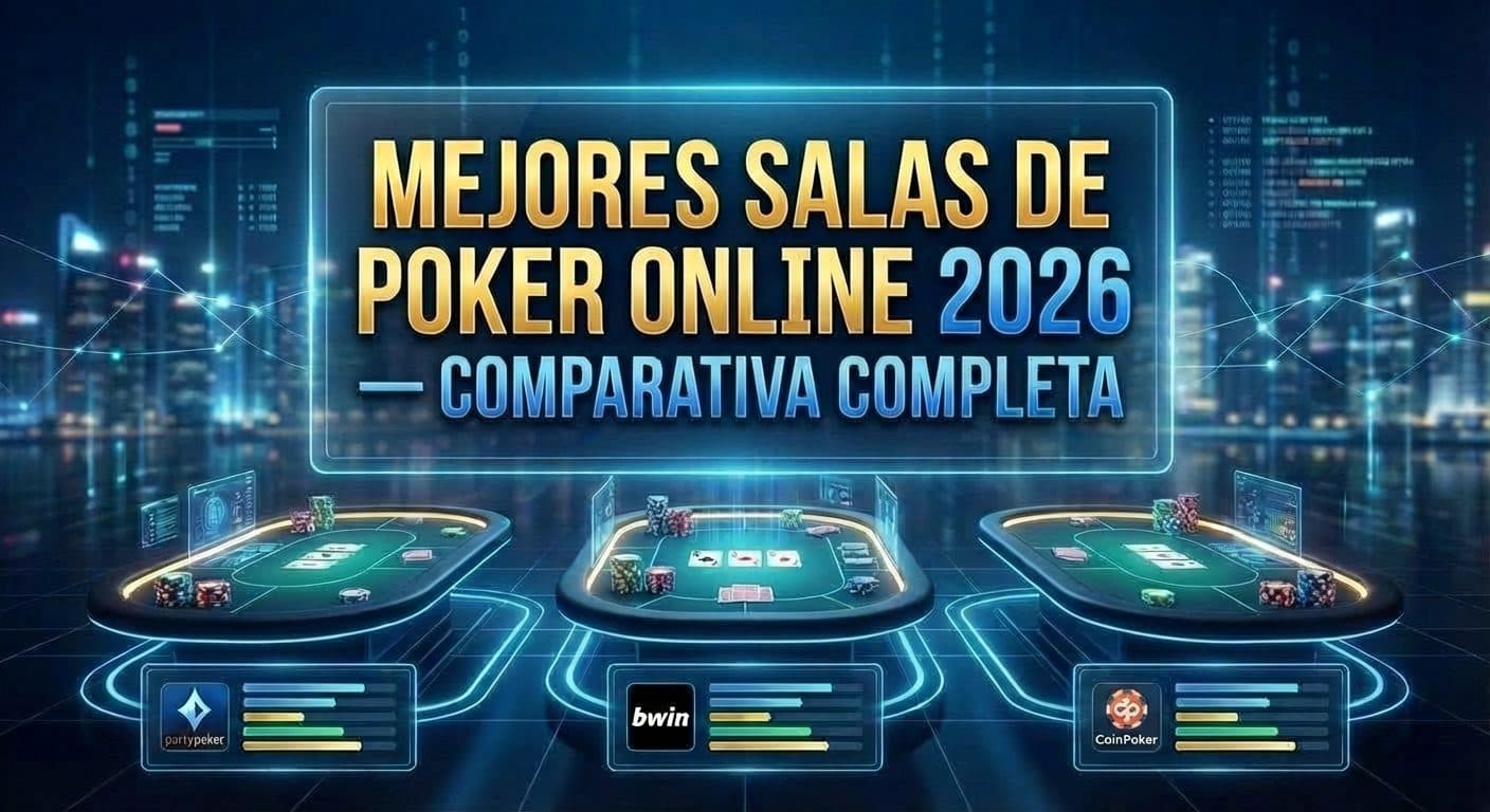 Mejores Salas de Poker Online 2026: Comparativa Completa